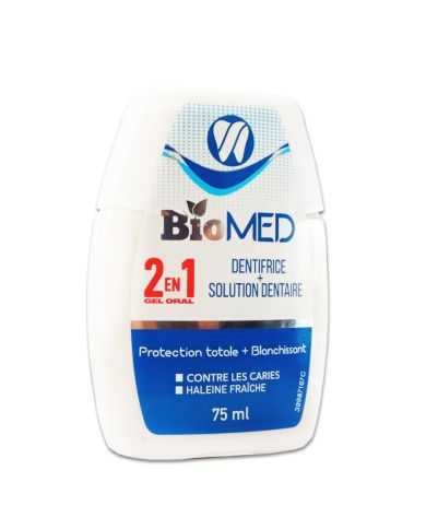 biomed-biomed-dentifrice-solution-dentaire-75-ml-dentifrices-blanchisseur.jpg BIOMED DENTIFRICE + SOLUTION DENTAIRE 75 ML – Image 1
