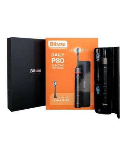 bitvae-daily-p80-brosse-a-dents-electrique-8-tetes.jpg BITVAE DAILY P80 BROSSE A DENTS ELECTRIQUE 8 TETES – Image 1