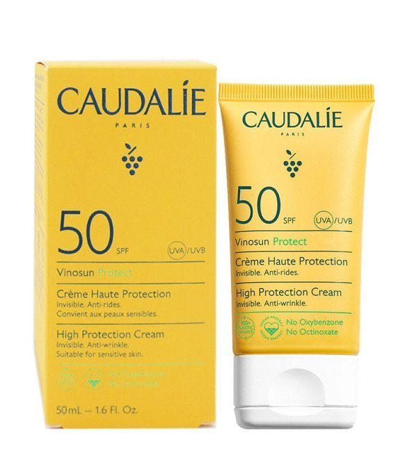 caudalie-vinosun-creme-spf50-1-1.jpg CAUDALIE VINOSUN PROTECT CREME HAUTE PROTECTION INVISIBLE SPF 50 + 50ML – Image 1