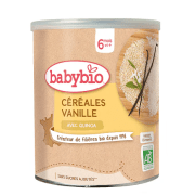 BABYBIO CEREALES INFANTILES BIO VANILLE DES 6 MOIS 220G