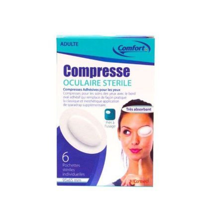 Comfort Compresse Oculaire Stérile Adulte 6 Pouchettes 95*65 MM