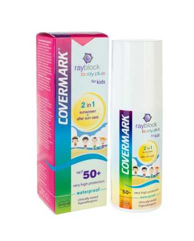 covermark-covermark-rayblock-body-plus-enfant-spf-50-waterproof-100ml-solaires-enfants.jpg COVERMARK RAYBLOCK BODY PLUS ENFANT SPF 50 + WATERPROOF 100ML – Image 1