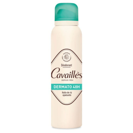 CAVAILLES DEODORANT DERMATO SPRAY 48H HUILE DE RIZ APAISANTE 150 ML
