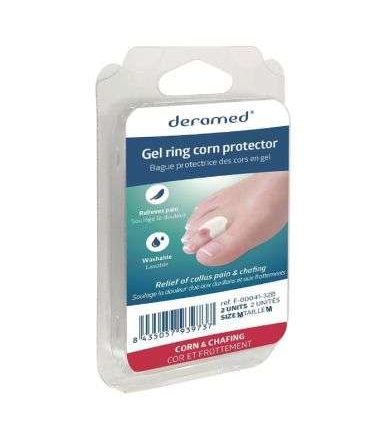 DERAMED BAGUE PROTECTRICE DES CORS EN GEL 2 UNITES
