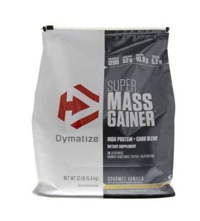 DYMATIZE SUPER MASS GAINER 5.4 Kg GOUT GOURMET VANILLE