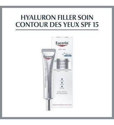 EUCERIN HYALURON FILLER*3 EFFECT SOIN CONTOUR DES YEUX SPF15 15 ML
