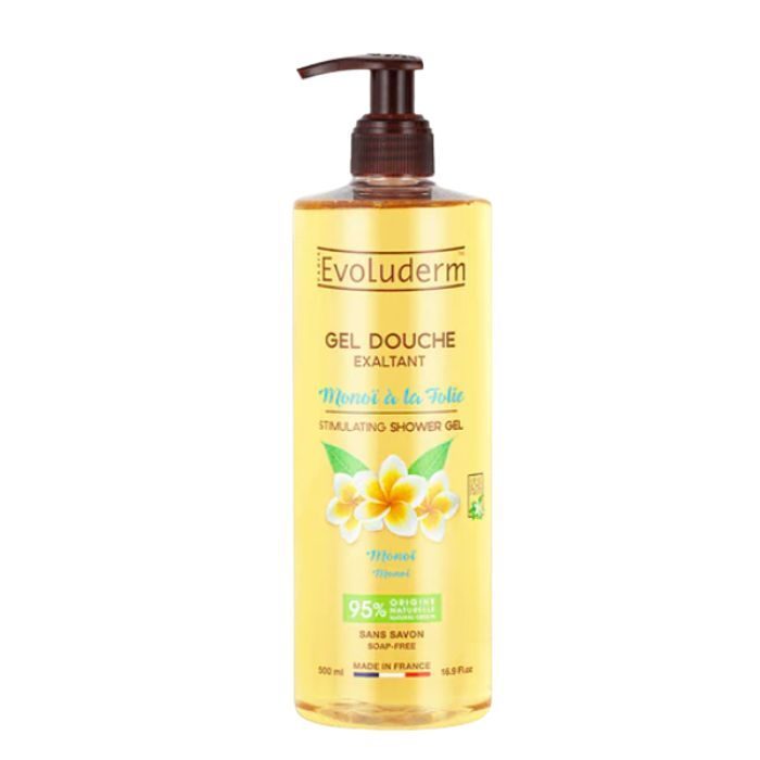 evoluderm-gel-douche-exaltant-monoi-a-la-folie-500ml.jpg EVOLUDERM GEL DOUCHE EXALTANT MONOI A LA FOLIE 500ML – Image 1