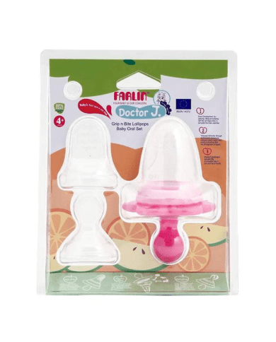 farlin-farlin-grip-n-bite-lollipops-baby-oral-set-4-mois-sucettes-et-attaches-sucettes.png FARLIN GRIP N BITE LOLLIPOPS BABY ORAL SET 4 MOIS+ – Image 1