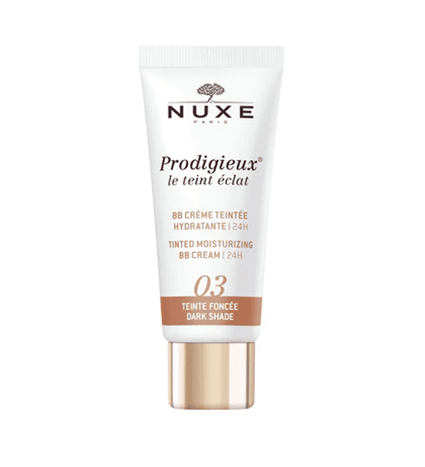 fcycftyt_2.png NUXE PRODIGIEUX LE TEINT ECLAT 03 BB CREME HYDRATANTE FONCEE 30 ML – Image 1