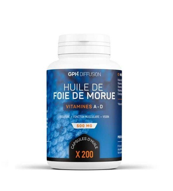 gph-huile-de-foie-de-morue-500-mg-200-capsules.jpg GPH HUILE DE FOIE DE MORUE 500 MG 200 CAPSULES – Image 1