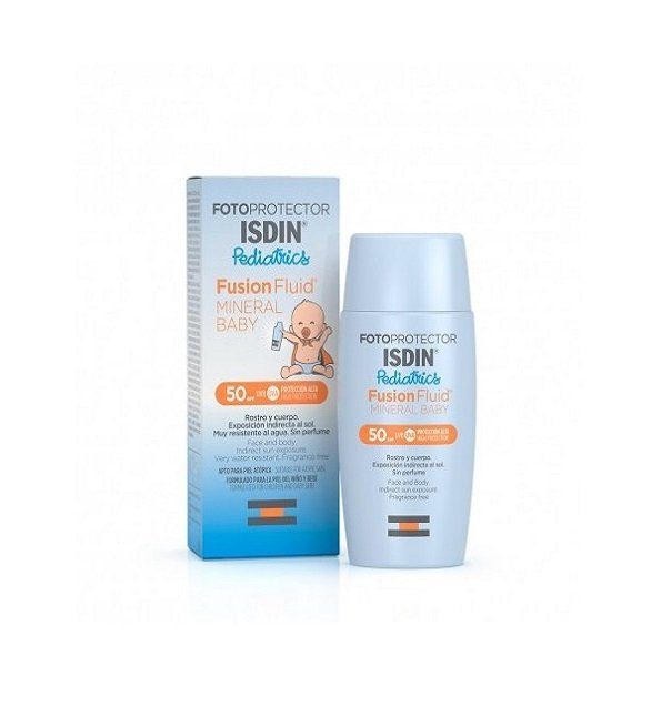 isdin-fotoprotector-pediatrics-fusion-fluid-mineral-baby-spf-50-50-ml-1-1.jpg ISDIN FOTOPROTECTOR PEDIATRICS FUSION FLUID MINERAL BABY SPF50+/ 50 ML – Image 1
