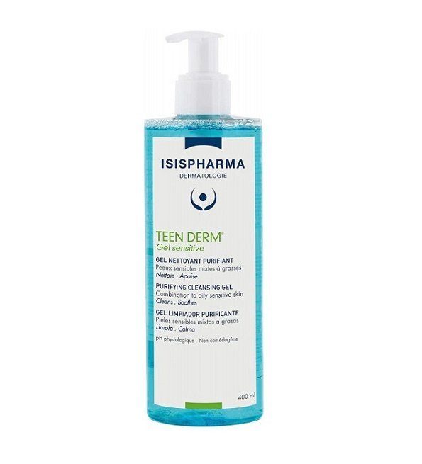 isis-teen-derm-gel-sensitive.jpg ISISPHARMA TEEN DERM GEL SENSITIVE 400 ML – Image 1