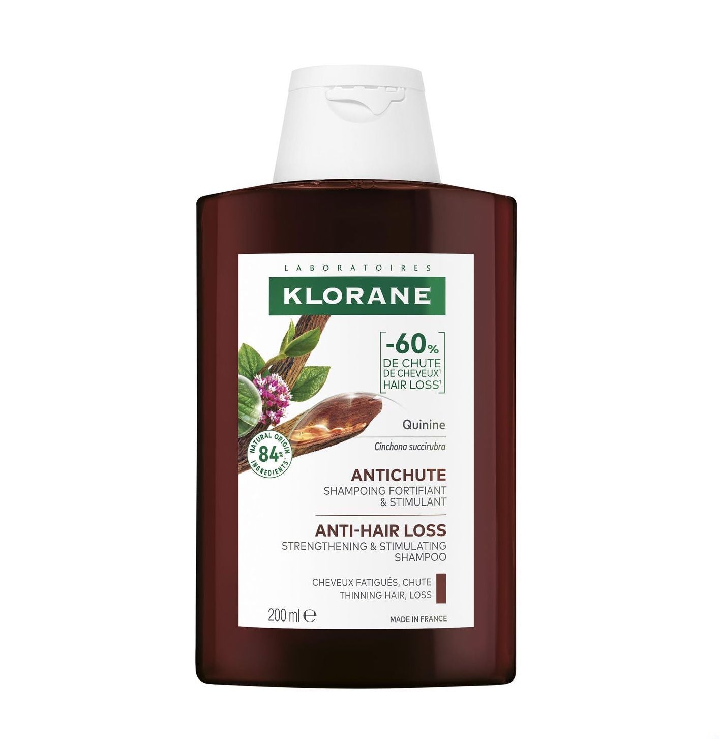 klorane-shampoing-quinine-et-edelweiss-200-ml.jpg KLORANE SHAMPOOING A LA QUININE 200 ML – Image 1