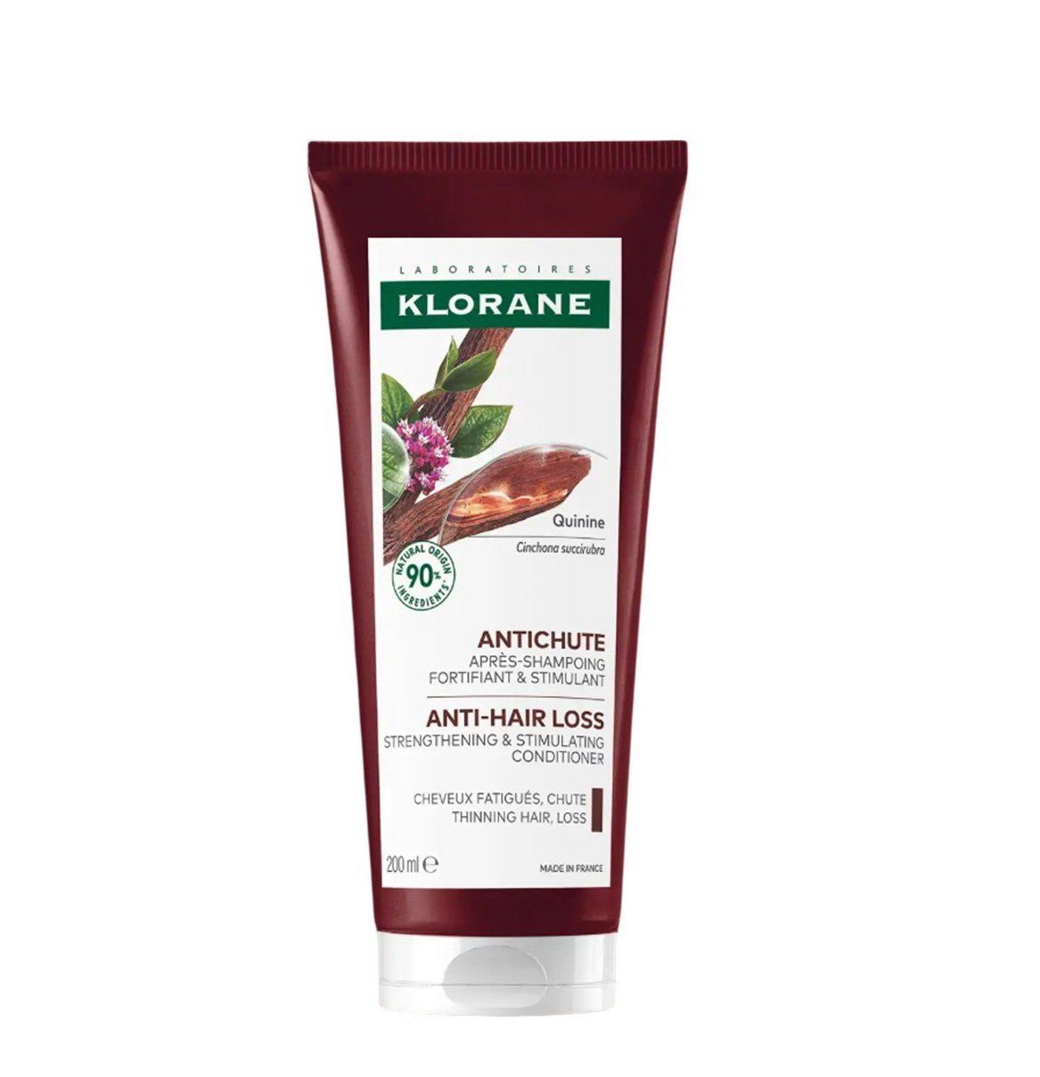 klorane-strengthening-conditioner-for-hair-loss-thinning-200ml_2-1.jpg KLORANE QUININE BAUME APRES SHAMPOOING ANTI CHUTE 200 ML – Image 1