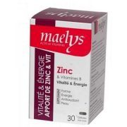 MAELYS ZINC ET VITAMINES B VITALITE 30 GELULES