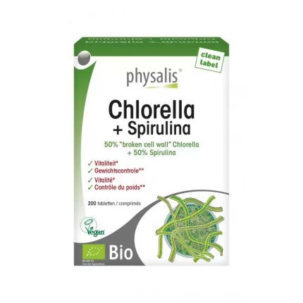 PHYSALIS CHLORELLA + SPIRULINA 200 COMPRIMES
