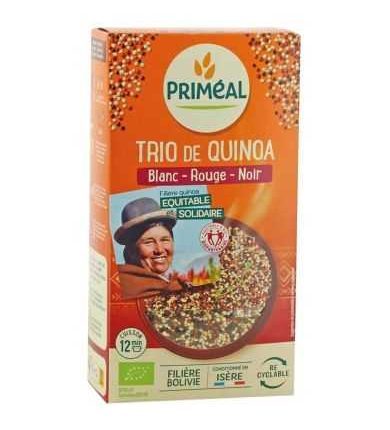 PRIMEAL TRIO DE QUINOA BLANC ROUGE NOIR 500 G