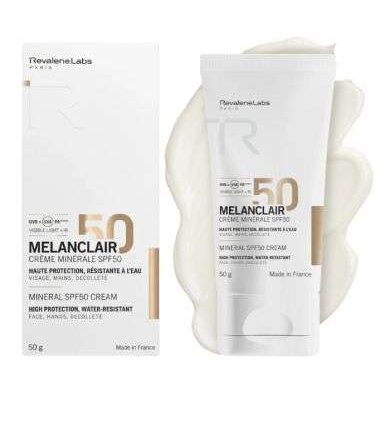RAVELENE LABS MELANCLAIR CREME MINERALE SPF 50 HAUTE PROTECTION 50 G