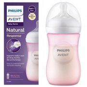 AVENT NATURAL RESPONSE BIBERON 1MOIS+ 260ML ROSE -SCY903/11