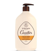 CAVAILLES GEL BAIN ET DOUCHE LAIT ET MIEL PEAUX SENSIBLES 1L