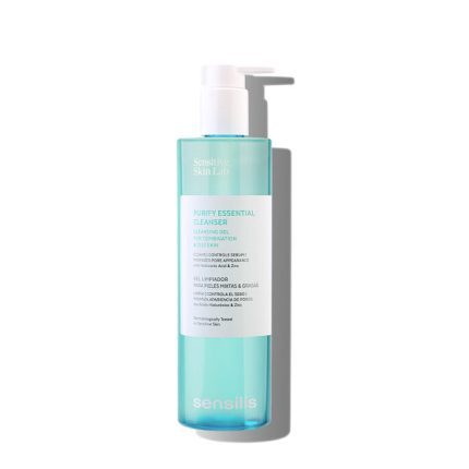 Sensilis Purify Essential Cleanser 400ml – Gel Nettoyant Purifiant & Équilibrant Peaux Mixtes à Grasses