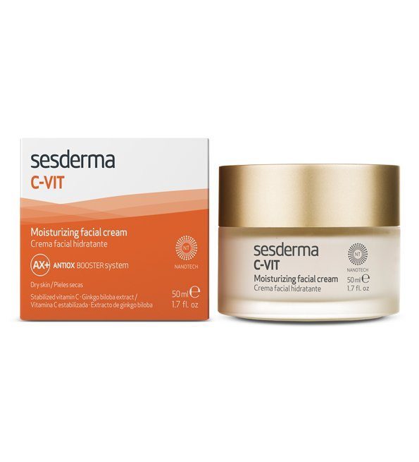 sesderma-c-vit-creme-hydratant-1-1.jpg SESDERMA C-VIT CRÈME HYDRATANTE VISAGE 50 ML – Image 1