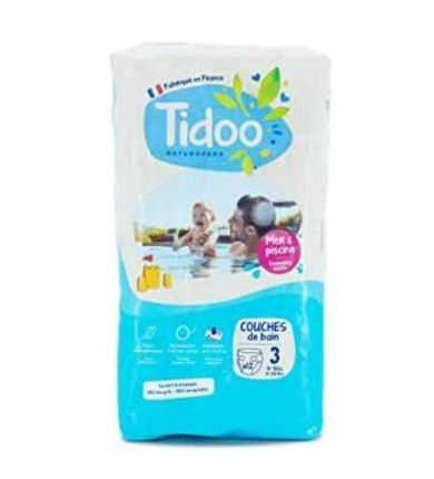 TIDOO COUCHES DE BAIN TAILLE 3 4-9kg 12 UNITES
