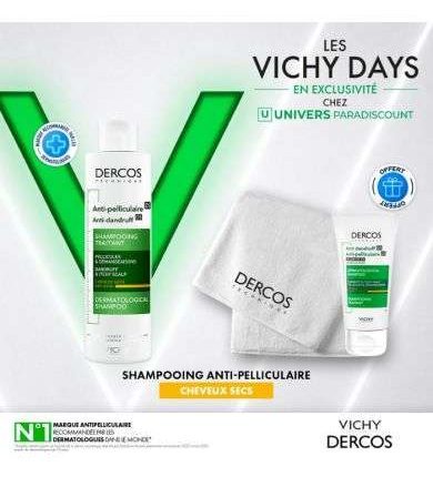 VICHY DERCOS SHAMPOING ANTI-PELLICULAIRE CHEVEUX SECS 200ML