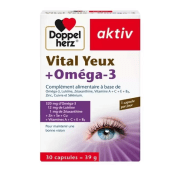 DOPPELHERZ AKTIV VITAL YEUX + OMEGA3 30 CAPSULES