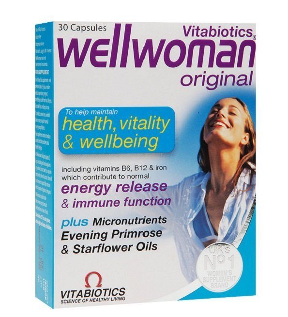 wellwoman-original-30-capsules-1-1-2.jpg VITABIOTICS WELLWOMAN ORIGINAL 30 CAPSULES – Image 1