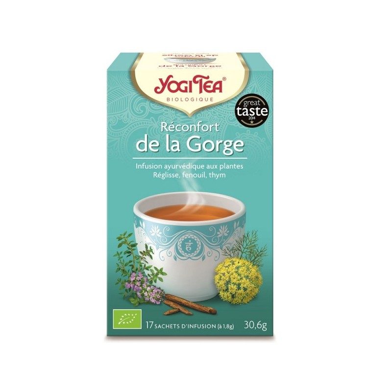 yogi-tea-reconfort-de-la-gorge-17x2-g-reglisse-fenouil-thym-cannelle.jpg YOGI TEA RECONFORT DE LA GORGE 17 SACHETS – Image 1