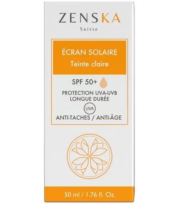 zenska-ecran-solaire-teinte-claire-spf50-50ml-2.jpg ZENSKA ECRAN SOLAIRE SPF 50+ TEINTE CLAIRE 50 ML – Image 1