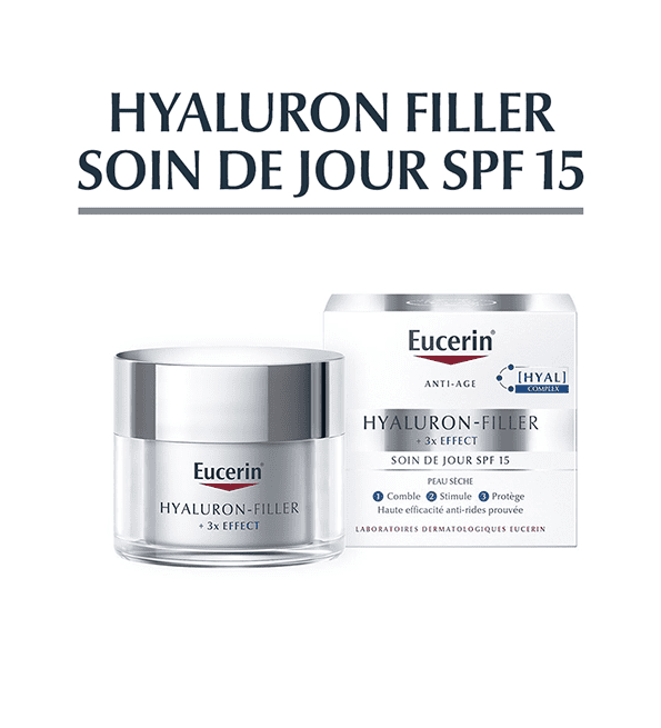 zerQZEZQEZ_1.png EUCERIN OFFRE HYALURON FILLER 3* EFFECT SOIN DE JOUR SPF 15 PEAU SECHE 50ML + PHOTOAGING CONTROL SPF 50+ OFFERT – Image 1