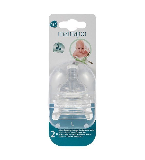 Mamajoo-2-Tetines-silicone-n°3-L-12m-MMJ1066-1.jpg Mamajoo 2 Tetines silicone n°3 L ++12m MMJ1066 – Image 1